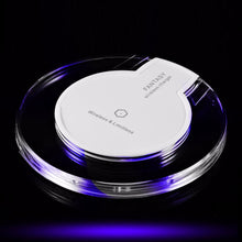 Load image into Gallery viewer, Wireless Charger Qi Standard Charging Pad Super Thin Fast Charge for SAMSUNG S6 S6 Edge Plus S7, 8, 9 Note 5, iPhone X, 8, 8 Plus