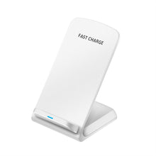 Load image into Gallery viewer, Wireless Charger Stand Qi-Enabled Devices 10W Non-slip Fast Charging Dock Intelligent Identification for iphone 8 8Plus X Samsung Galaxy S8 S7 edge S8+ Note 8 Lumia 1520 LG G10 Nexus 5 6 7