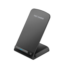 Load image into Gallery viewer, Wireless Charger Stand Qi-Enabled Devices 10W Non-slip Fast Charging Dock Intelligent Identification for iphone 8 8Plus X Samsung Galaxy S8 S7 edge S8+ Note 8 Lumia 1520 LG G10 Nexus 5 6 7