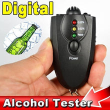 Load image into Gallery viewer, Mini LCD Digital Alcohol Breath Analyzer Tester